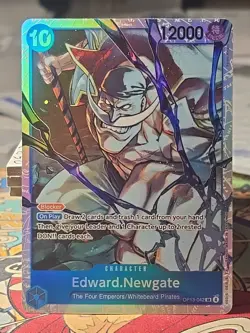Edward.Newgate SR OP13-042 Carrying On His Will Foil One Piece TCG - Image 1