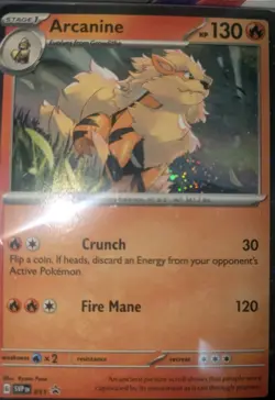 Pokemon TCG Scarlet and Violet 3-Pack Blisters Arcanine Promo - Image 2