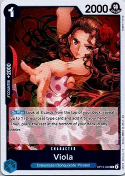 Viola R Adventure on Kami's Island OP15-040 NM ONE PIECE CCG - Image 1