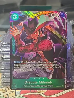 Dracule Mihawk Illustration Box Promo Foil One Piece ST12-003 NM - Image 1