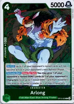 Arlong R Adventure on Kami's Island OP15-023 NM ONE PIECE CCG - Image 1