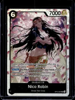 2025 One Piece Legacy of the Master Nico Robin Super Rare #OP12-087 - Image 1