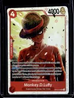 2025 One Piece Legacy of the Master Monkey.D.Luffy Super Rare #OP12-015 - Image 1