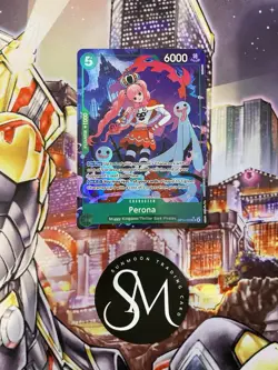 Perona OP14-033 Alternate Art - The Azure Sea’s Seven One Piece TCG English - Image 1