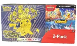 Pokemon TCG: Surging Sparks Elite Trainer Box / ETB & Booster Bundle Set - New - Image 1