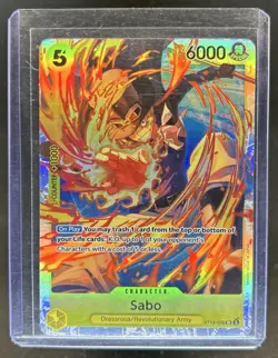 One Piece Sabo Alternate Art Super Rare #ST13-006 - Image 1