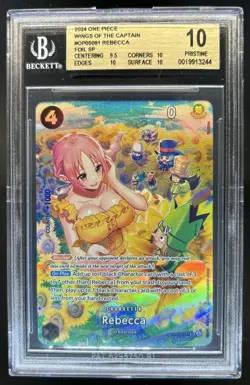 2024 One Piece Wings Of Captain Rebecca Alt Art #OP05-091 BGS 10 - Image 1