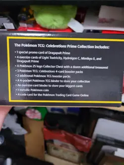 Pokemon Celebrations Prime Collection Amazon Exclusive Pokemon Sealed 25th - Image 3