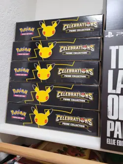 Pokemon Celebrations Prime Collection Amazon Exclusive Pokemon Sealed 25th - Image 5