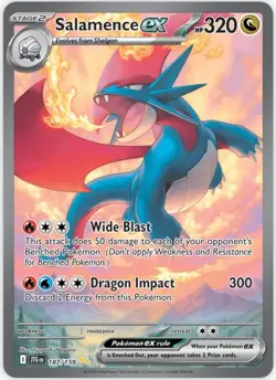 Pokemon TCG Salamence EX Sir 187/159 JOURNEY Together English Gem Mint - Image 1
