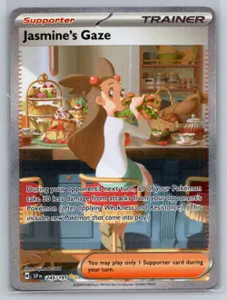 Jasmine's Gaze - 245/191 - Pokemon TCG SV08 Surging Sparks SIR Full Art - NM - Image 1