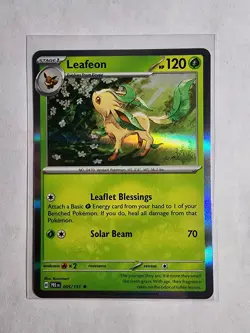 2025 Pokemon Leafeon 005/131 Sv: Prismatic Evolutions Holo - Image 1