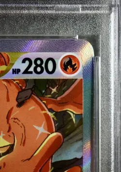 2022 POKEMON SWSH BLACK STAR PROMO #262 FULL ART/CHARIZARD VSTAR PSA 9 - Image 3