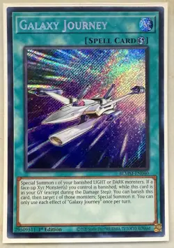 Yugioh Galaxy Journey BLMM-EN040 Secret Rare 1st Edition - Image 1