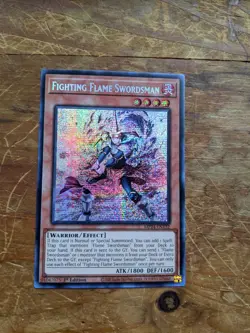 Fighting Flame Swordsman MP23-EN132 Altered Art Secret Rare Yugioh U-V-Oh - Image 1