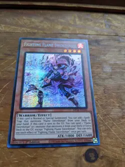 Fighting Flame Swordsman MP23-EN132 Altered Art Secret Rare Yugioh U-V-Oh - Image 3