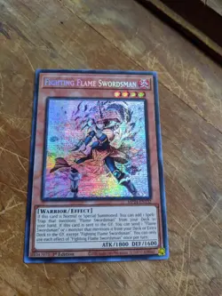Fighting Flame Swordsman MP23-EN132 Altered Art Secret Rare Yugioh U-V-Oh - Image 5