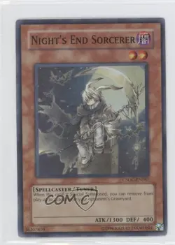 Night's End Sorcerer Unlimited YuGiOh Crossroads of Chaos #CSOC-EN087 2008 - Image 1