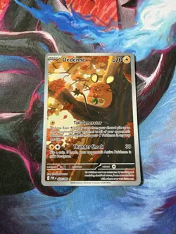 Dedenne 093/088 Illustration Rare Pokemon Card NM Full Art Perfect Order - Image 1