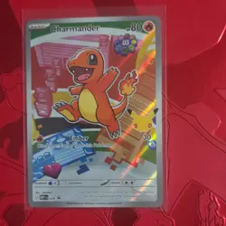 Pokemon Charmander Stamped Holo Basic MEP 038 80 HP English Card - Image 1