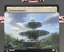 MTG Fountainport- DAMAGED -Bloomburrow Magic the Gathering Card #368 - Image 3
