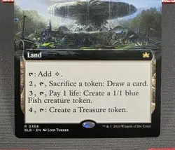 MTG Fountainport- DAMAGED -Bloomburrow Magic the Gathering Card #368 - Image 4