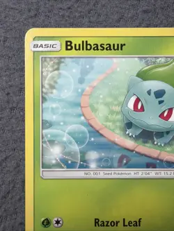 Pokemon TCG Bulbasaur Non Holo Card 1/25 McDonald's Promo, LP Condition - Image 2