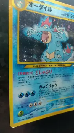 Feraligatr Pokemon Card Japanese Game No.160 Holo Promo Rare - Image 3