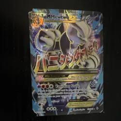 M Mewtwo EX 159/162 Ultra Rare Full Art Breakthrough Holo Pokemon Card - Image 5