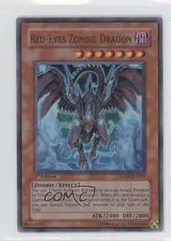 Red-Eyes Zombie Dragon (UR) 1st Ed. YuGiOh World Structure Deck #SDZW-EN001 2008 - Image 1