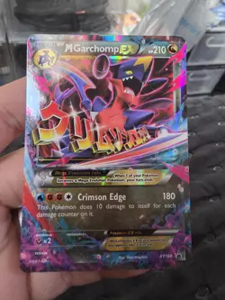 Pokemon TCG M Garchomp EX Promo Card XY168 - Image 1