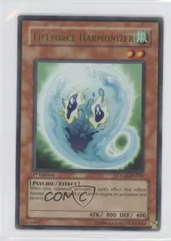 Lifeforce Harmonizer 1st Ed. YuGiOh Crimson Crisis #CRMS-EN026 2008 - Image 1
