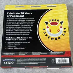 Pokemon TCG Pokemon Day 2026 Collection Box Brand New Factory Sealed FAST🚚✅ - Image 2