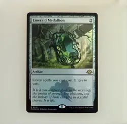 Magic the Gathering: Emerald Medallion Modern Horizons 3 Foil NM - Image 1