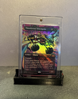 MTG Thunderous Velocipede (Borderless Foil) - Aetherdrift (DFT) #317 MTG - Image 1