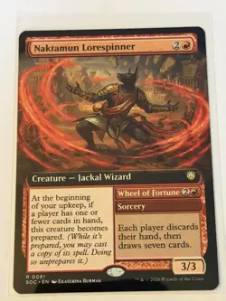 Naktamun Lorespinner // Wheel of Fortune Extended Art SOC 81 - Image 1