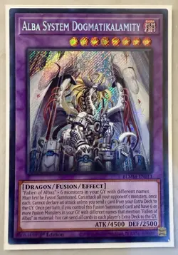 Yugioh Alba System Dogmatikalamity BLMM-EN011 Secret Rare 1st Edition - Image 1