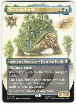 The Lion-Turtle (Borderless) 328 Avatar: The Last Airbender NM R - Image 1