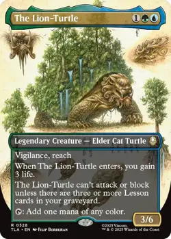 The Lion-Turtle (Borderless) Avatar: The Last Airbender 328 NM MTG Magic The ... - Image 1