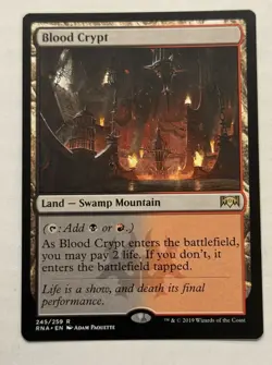 Blood Crypt - Ravnica Allegiance (RNA) - 245/259 - MtG ships free - Image 1
