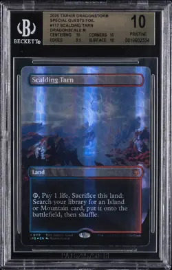 2025 MTG TARKIR DRAGONSTORM GUESTS FOIL DRAGONSCALE M SCALDING TARN BGS 10 - Image 1