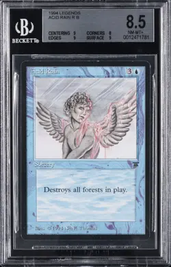 1994 MAGIC: THE GATHERING LEGENDS ACID RAIN BGS 8.5 - Image 1