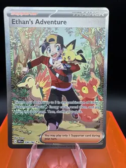 Ethan's Adventure Special Illustration Rare 236/182 Destined Rivals Pokemon - Image 1