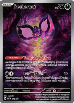 Pokemon TCG Pecharunt 129/293 Scarlet & Violet Black Star Promos NM - Image 1