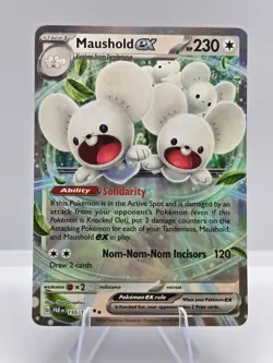 Maushold ex 155/182 Double Rare Paradox Rift Pokemon NM - Image 1