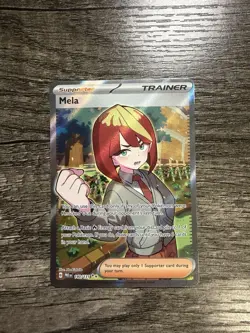 Mela Full Art Ultra Rare 140/131 Pokemon Prismatic Evolutions Near Mint - Image 1