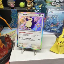 Pokemon Paldean Fates Snorlax Shiny Holo Rare Card 202/091 Near Mint Condition - Image 2