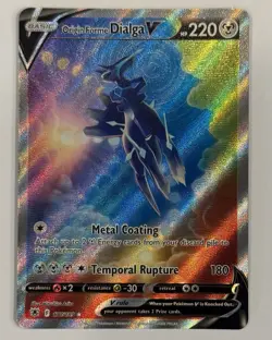 Pokemon TCG Origin Forme Dialga V Astral Radiance Ultra Rare Holo 177/189 - Image 1