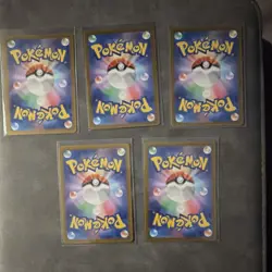 Pokemon TCG Japanese 5-Card Lot Paras, Oddish, Persian, Tentacool, Arcanine - Image 2