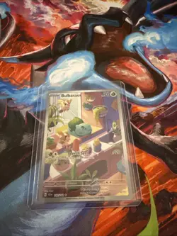 Bulbasaur, Pokemon, Stellar Crown, HOLO Illustration Rare, 143 - Image 1